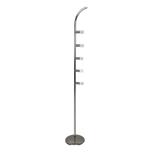 Italian Space Age Steel Floor Lamp by Goffredo Reggiani, 1970s For Sale