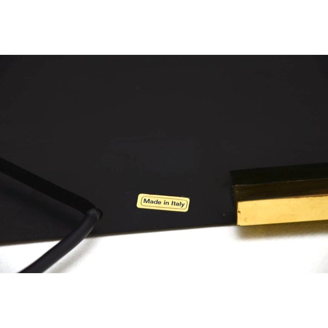 Vintage Italian Sculptural Bronze Table Lamp by Maxime Delo, 1970s For Sale - Image 11 of 14