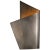 Piel Left Wrapped Sconce in Pewter Designer: Kelly Wearstler Height: 19" Extension: 4" Backplate: 4.5" x 9" Rectangle...