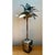 Metal Vintage Decorative Metal Palm Tree For Sale - Image 7 of 12