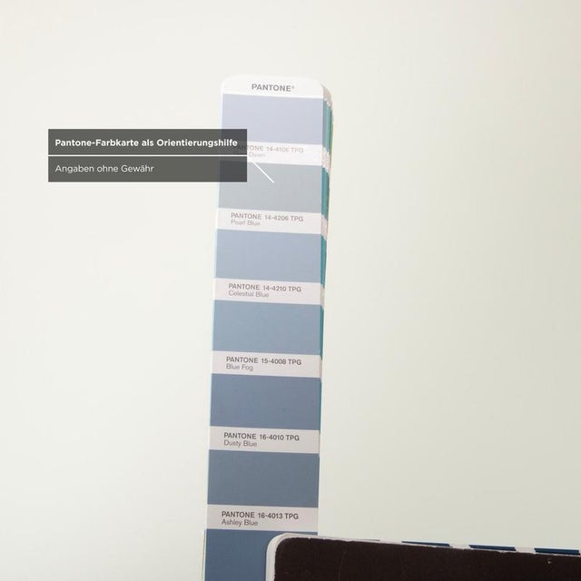 Glass Glass and Metal Powder-Coated Desk from Interlübke For Sale - Image 7 of 11