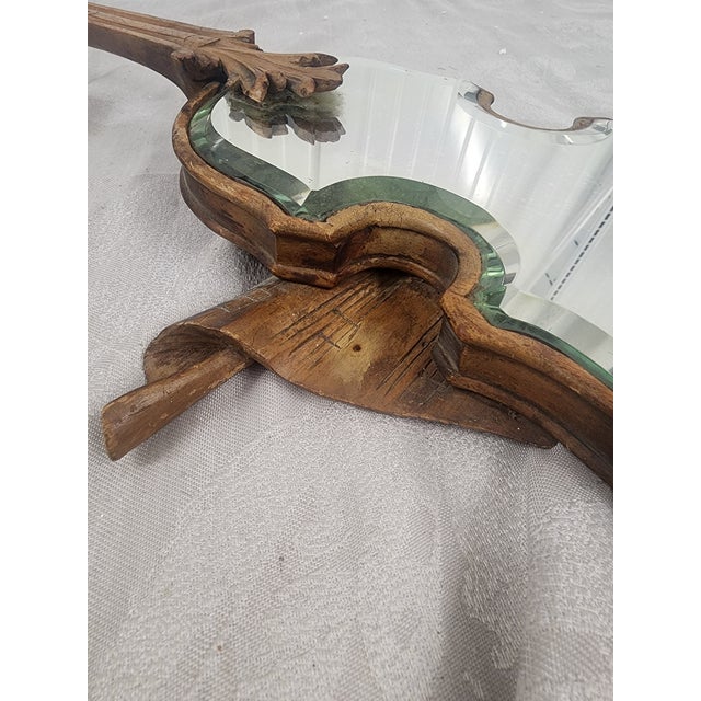 Extraordinary Violin Antique Mirror For Sale - Image 9 of 10