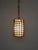 Vintage Pendant Light in Parchment with Rattan and Wicker by Louis Sognot, France, 1960s For Sale - Image 13 of 14