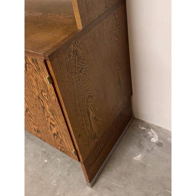 Vintage Free-Standing Made-to-Measure Wall Unit in Wengé Wood by Cees Braakman for Pastoe, 1960s For Sale - Image 11 of 14