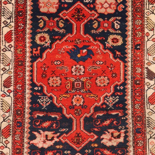 Asian Cotton & Wool Rug For Sale - Image 4 of 9