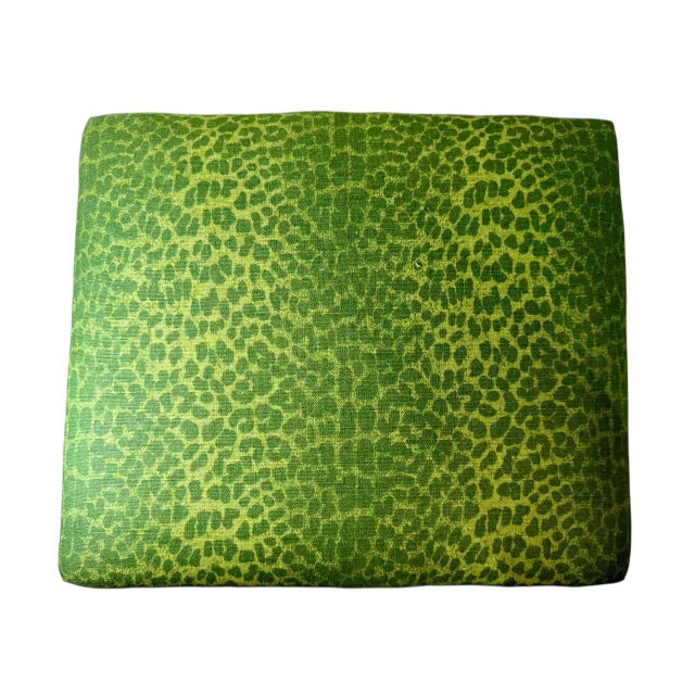 Italian 19th Century Italian Faux Painted Bench With Scalamandré For Sale - Image 3 of 10