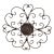 Vintage Rustic Celtic Sun Wall or Garden Art Sculpture Spanish For Sale