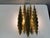 1960s Large Brutalist Brass Wall Lamp by Svend Aage Holm Sørensen for Holm Sørensen & Co., Denmark, 1960s For Sale - Image 5 of 14