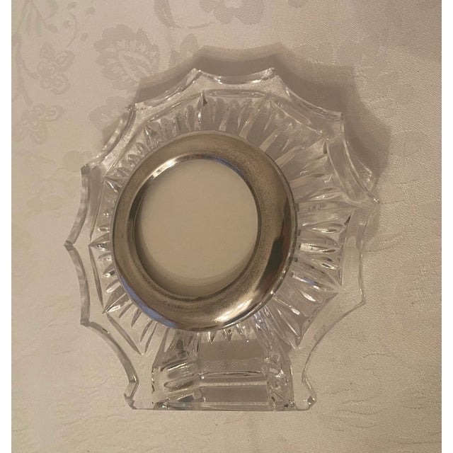 Waterford Crystal Round Portrait Frame Mint Condition. For Sale - Image 12 of 12