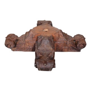 20” X20” Antique Column Base Candle Holder For Sale