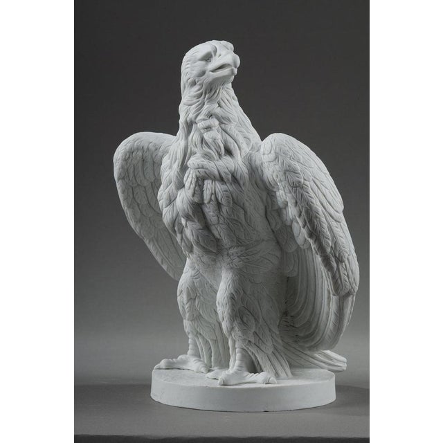 Biscuit Sculptures of Napoleon III Eagles, 1860, Set of 2 For Sale - Image 12 of 18