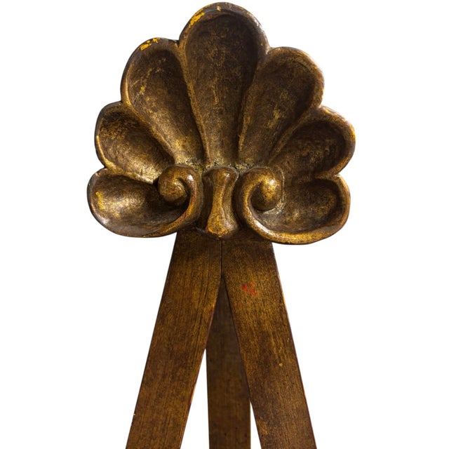 Vintage Carved Wood Easel For Sale - Image 4 of 5
