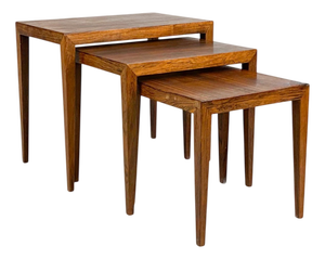 Nesting Tables by Haslev Møbelsnedkeri, 1960s, Set of 3