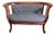 Vintage Early 20th Century Regency Revival Mahogany Settee. For Sale