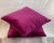 Contemporary Contemporary Italian Boysenberry Purple Velvet Pillows - A Pair For Sale - Image 3 of 6