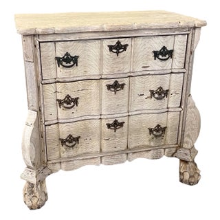 19th Century Dutch Bleached Oak Chest of Drawer For Sale