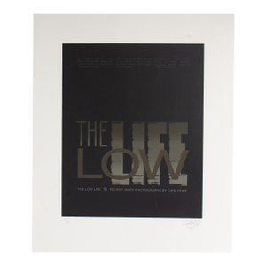 1983 “The Low Life” Serigraph Exhibition Poster Signed by Carl Pope Jr.