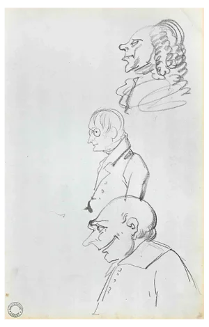 Hortense Haudebort-Lescot, Study of Study of Figures, Drawing, Early 19th Century