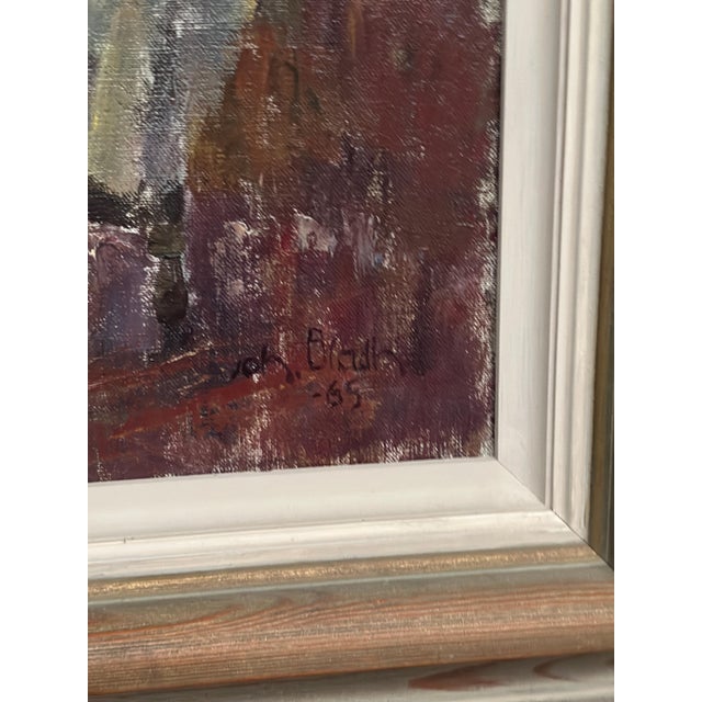 Johan Bladh, Hertha Polhemsgatan, Stockholm, 1965, Oil Painting on Canvas, Framed For Sale - Image 7 of 12