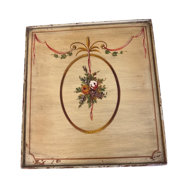 Pair of Antique Sheraton Style Hand-Painted Drinks Tables - Adam Regency For Sale - Image 11 of 12