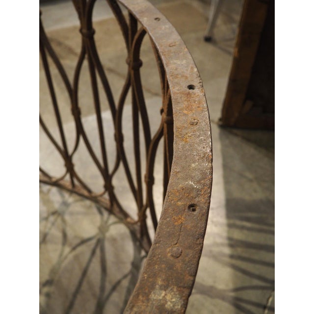 Rustic European 18th Century Venetian Wrought Iron Well Head Surround For Sale - Image 3 of 17