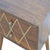 2020s Geo Brass Inlay Chestnut Nightstand For Sale - Image 5 of 7
