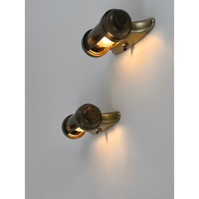 Bauhaus Streamline Sub-Marine Cabinet Sconces, Germany, 1930s, Set of 2 For Sale - Image 17 of 18