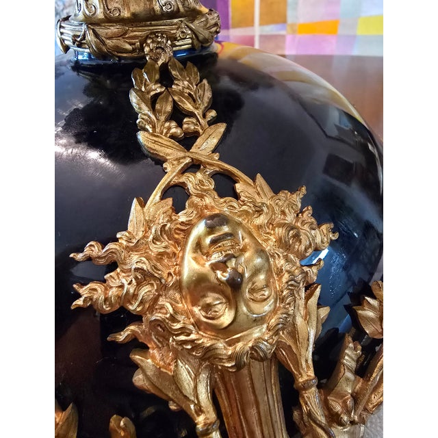 Antique Sevres Style Bronze Figural Centerpiece For Sale - Image 10 of 12