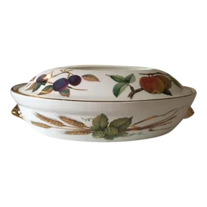 Royal Worcester Evesham Oval Casserole Covered Dish