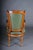 20th Century English Armchair in Leather and Yew Wood For Sale - Image 9 of 18