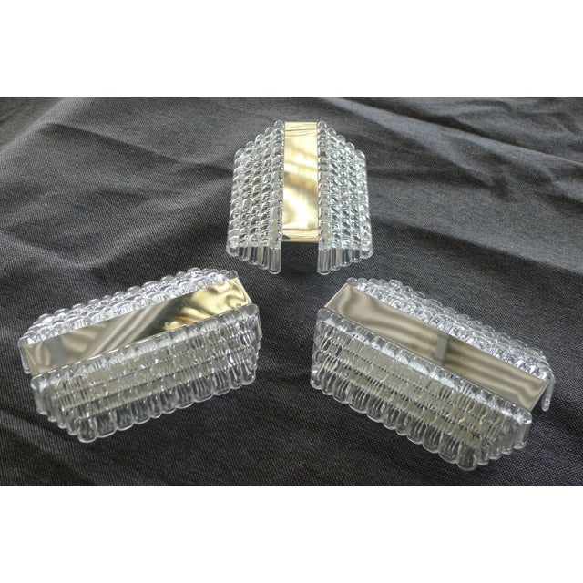 1970s Vintage Frosted Glass and Chromium Sconce from Kaiser Idell / Kaiser Leuchten, 1960s For Sale - Image 5 of 10