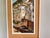 Paint Vintage Spanish Hillside Village Oil Painting by M. Castro, Signed For Sale - Image 7 of 11