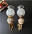 The sconces are made of brass - beautiful and elegant artistic forging. Decorated with hand-painted ceramics. Painted with...