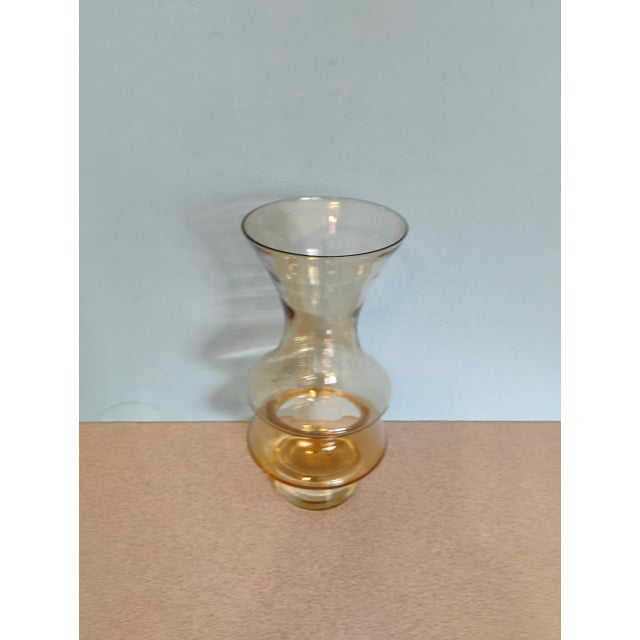 1960s 1960s Tamara Aladin for Riihimaki Finland Yellow Double Ring Vase For Sale - Image 5 of 5