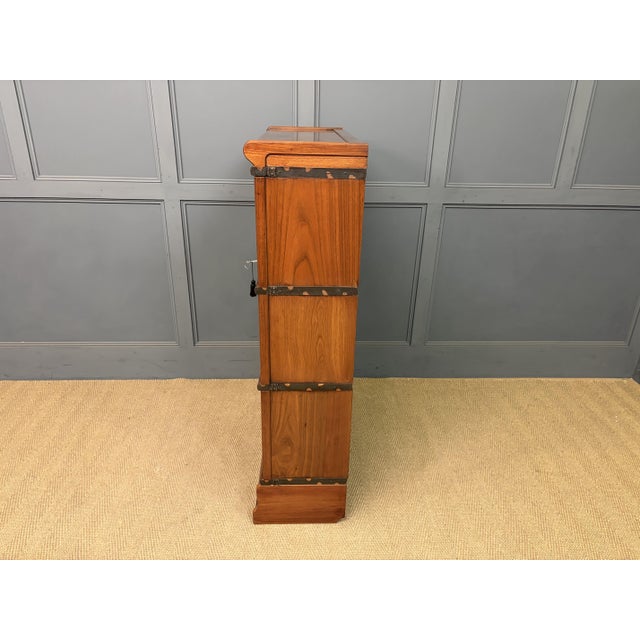 Walnut Stacking Bookcase from Globe Wernicke, 1910 For Sale - Image 12 of 17