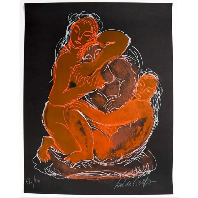Jose De Creeft Figural Nude Lithograph For Sale - Image 6 of 6