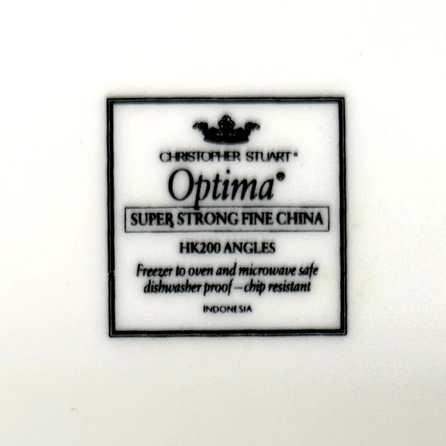 Multi-Style and Era Black & White Dinner Plate Curation - Group of 12 For Sale - Image 15 of 17