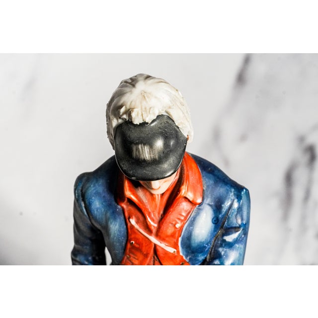 Americana Vintage Virginia Light Dragoons 1776 Porcelain Soldier Figurine Statue American Revolution History Militaria Unform For Sale - Image 15 of 16