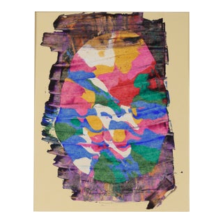 The Circle - Original Abstract on Paper by Dave Frances For Sale