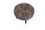 Wood Danish Stool in Teak with Zebra Striped Upholstery, 1960s For Sale - Image 7 of 8