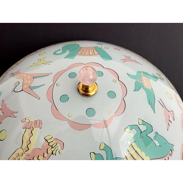 1950s Circus Animals Ceiling Light For Sale - Image 13 of 18