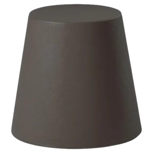 Chocolate Brown Ali Baba Stool by Giò Colonna Romano