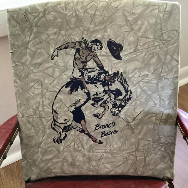 Mid-Century Modern Vintage Bronco Buster Childs Chair For Sale - Image 3 of 13