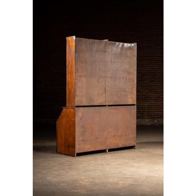 Early 20th Century Oak Parts Cabinet by W. C. Heller For Sale - Image 4 of 16