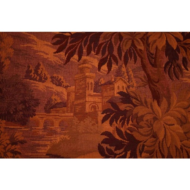 Tapestry with Landscape and Architecture For Sale - Image 3 of 10