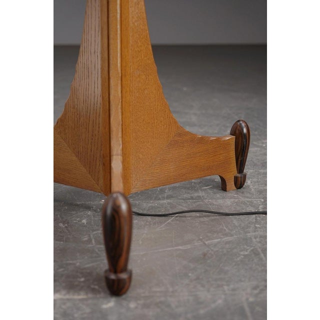 Brown Amsterdamse School Standing Lamp from Eckhart Rotterdam For Sale - Image 8 of 17