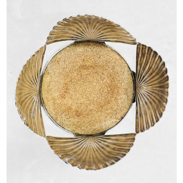 Emilia Castillo Vintage Shell Shaped Wine Bottle Coaster by Emilia Castillo, Mexico 1980's For Sale - Image 4 of 13