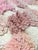 Pink Pink Textured Checkered Rug - 9.4 X 8 Ft For Sale - Image 8 of 8