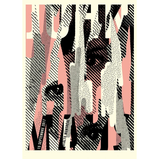 Contemporary 2017 Contemporary Music Poster - John Maus For Sale - Image 3 of 3