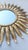 Vintage Spanish Gilt Metal Sunburst Mirror, 1960s For Sale - Image 4 of 7